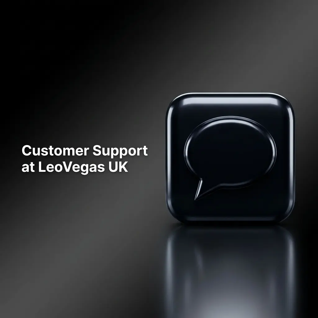 LeoVegas UK customer support options including live chat, email, and help centre available 24/7
