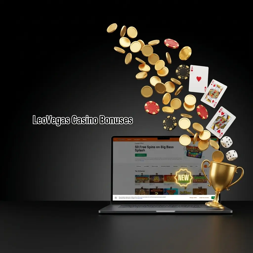 LeoVegas Casino bonuses including welcome offer, free spins, cashback, reload deals and tournaments for UK players