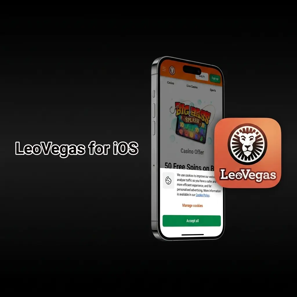LeoVegas iOS app download guide showing installation steps for iPhone and iPad via the Apple App Store